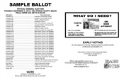 Sample Ballot